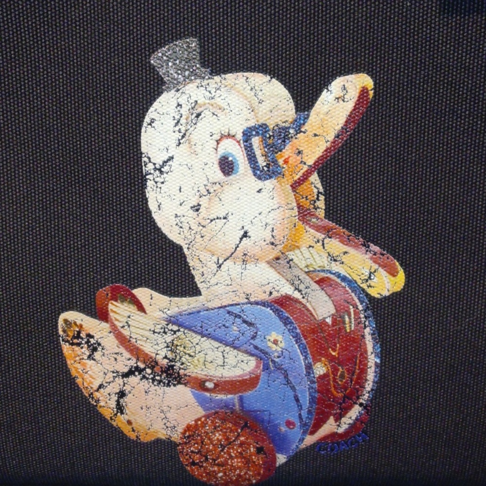 COACH Ltd Edit. Fisher Price Doodle Duck Lg.Tote - Picture 2 of 8